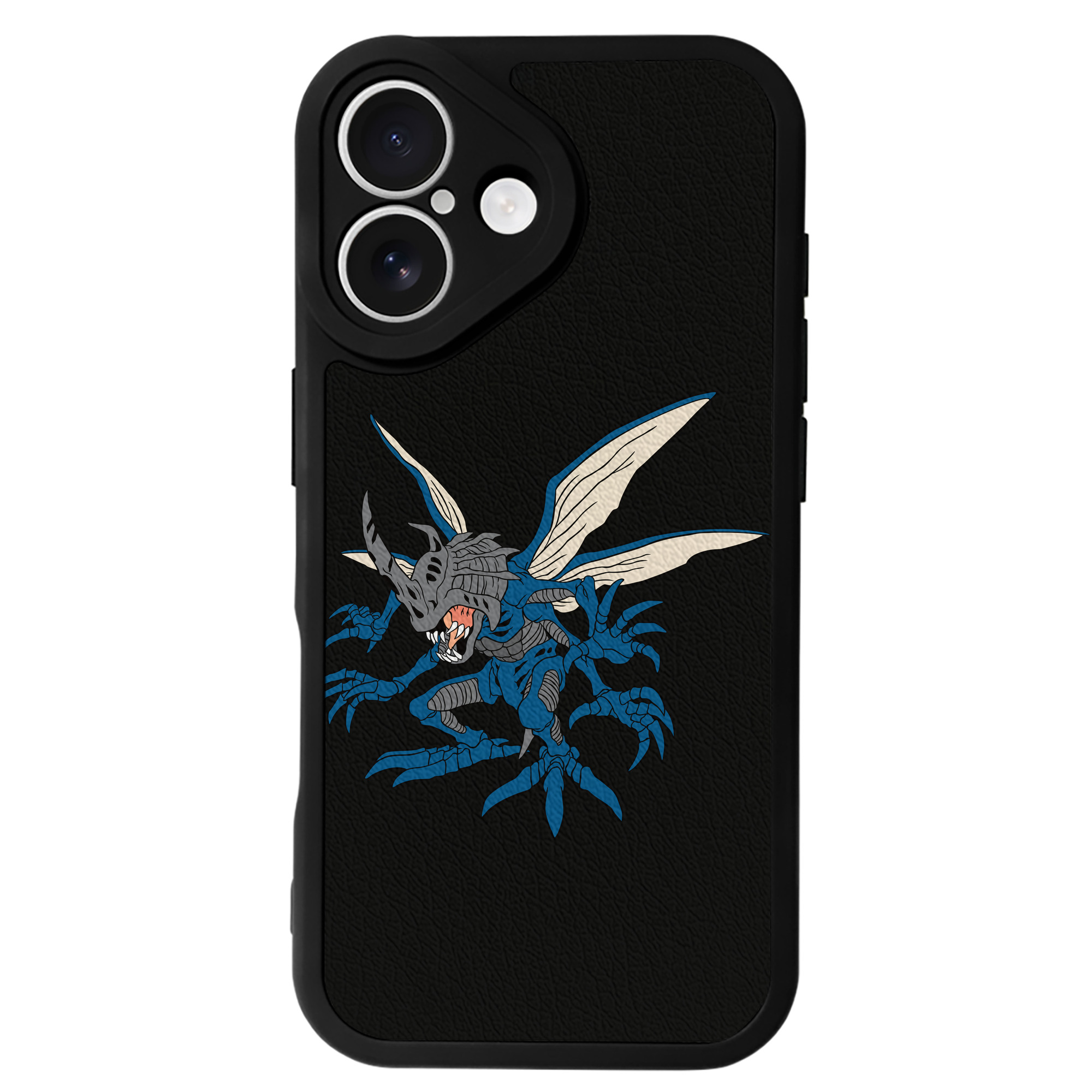 （画像用） Digimon デジタルモンスター/デジモン 【iPhone 16シリーズ対応】シリコンスマホケース（レザー調） 材質：シリコン